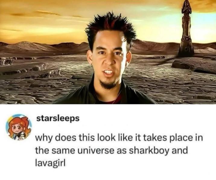 starsleeps why does this look like it takes place in the same universe as sharkboy and lavagirl