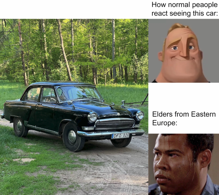 How normal peaople react seeing this car: DFO 020 Elders from Eastern Europe: