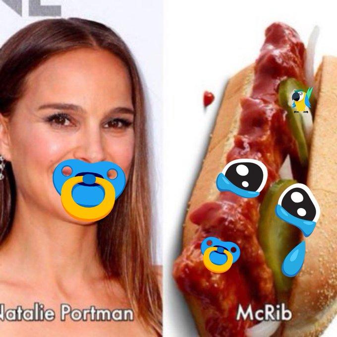 Natalie Portman McRib Baby Edit Hatalie Portman McRib