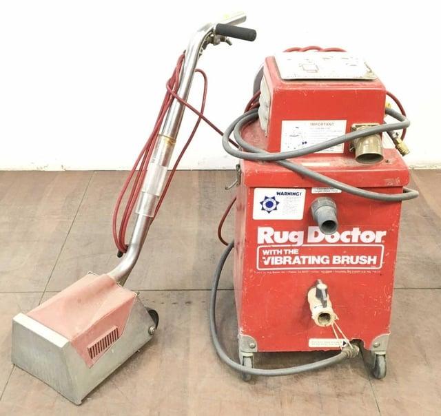 WARNING! Rug Doctor WITH THE VIBRATING BRUSH