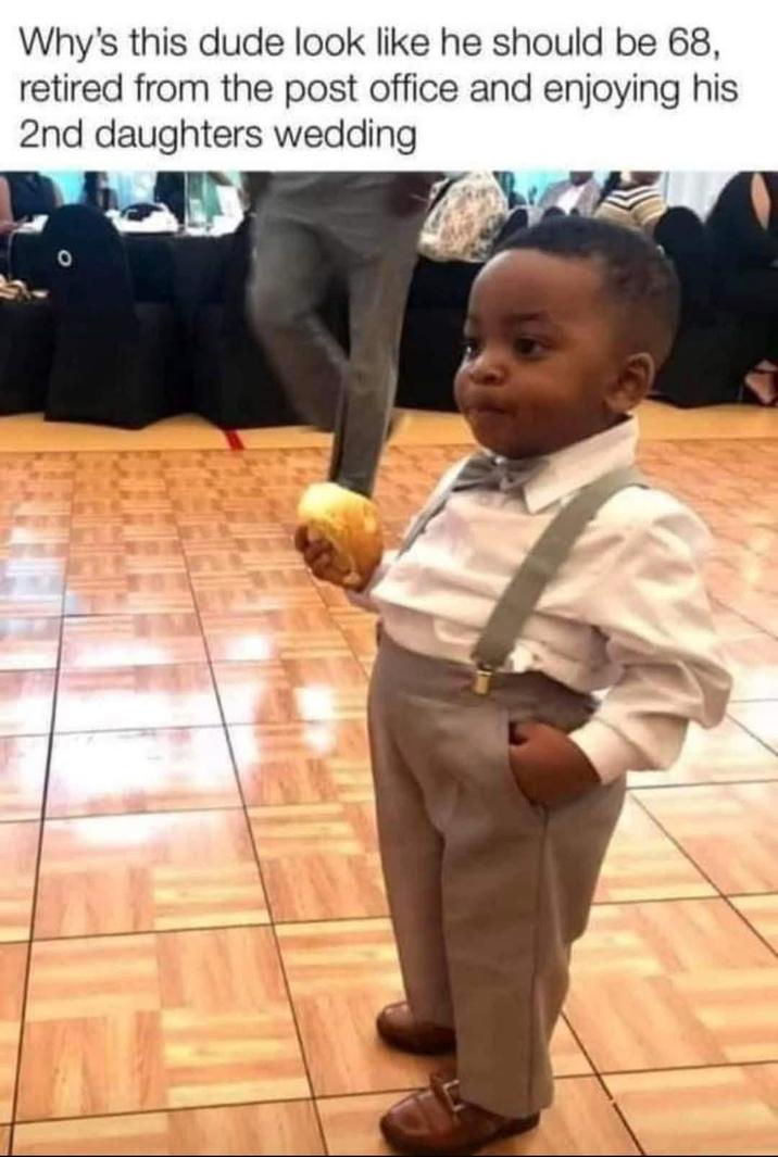 Why's this dude look like he should be 68, retired from the post office and enjoying his 2nd daughters wedding о