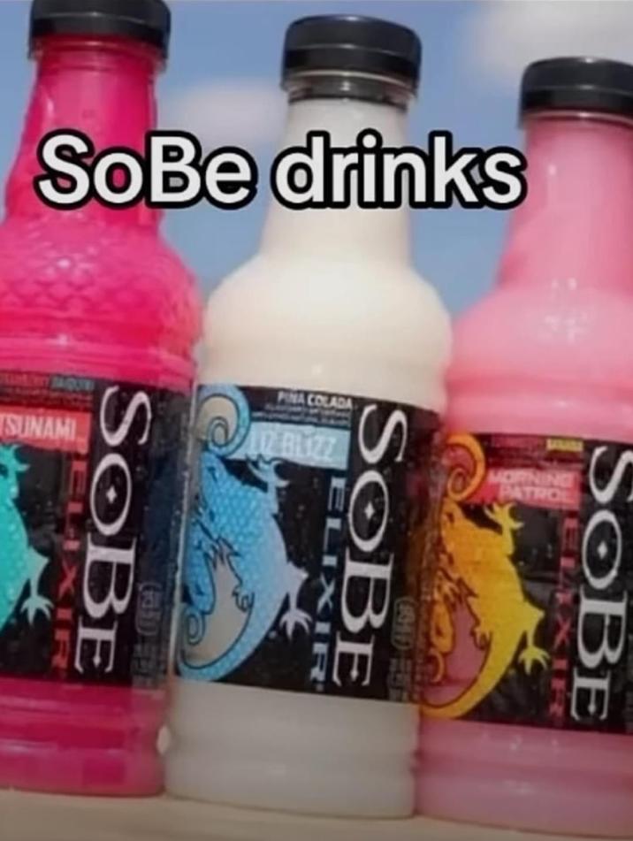 So Be drinks SUNAMI PINA COLADA LIZ BLIZZ ELIXIR SOBE PATRO (CHF) BLE ELIXIR SOBE 4 SOBE ELIXIR