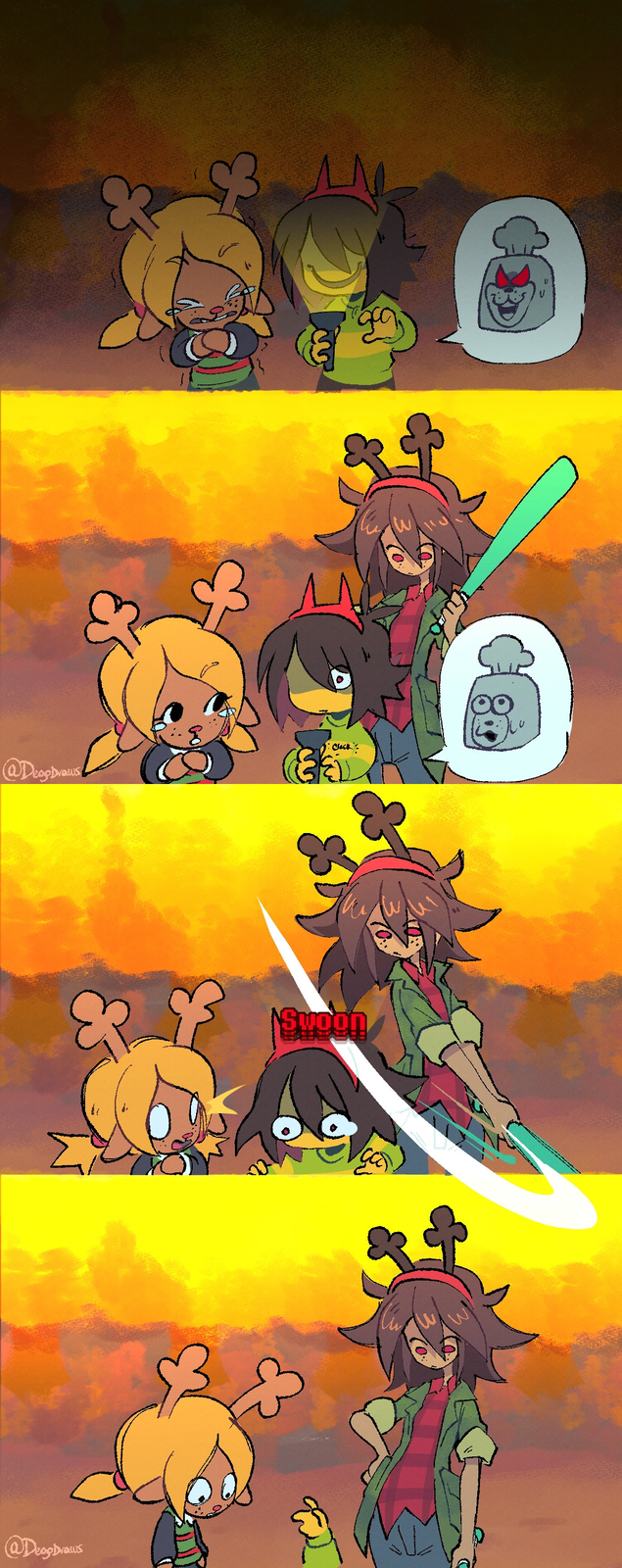 There's a theory proposing Dess Deltarune might actually be human and it has actual evidence backing it up (no clue if it will be proven true past Chapter 4 tho).