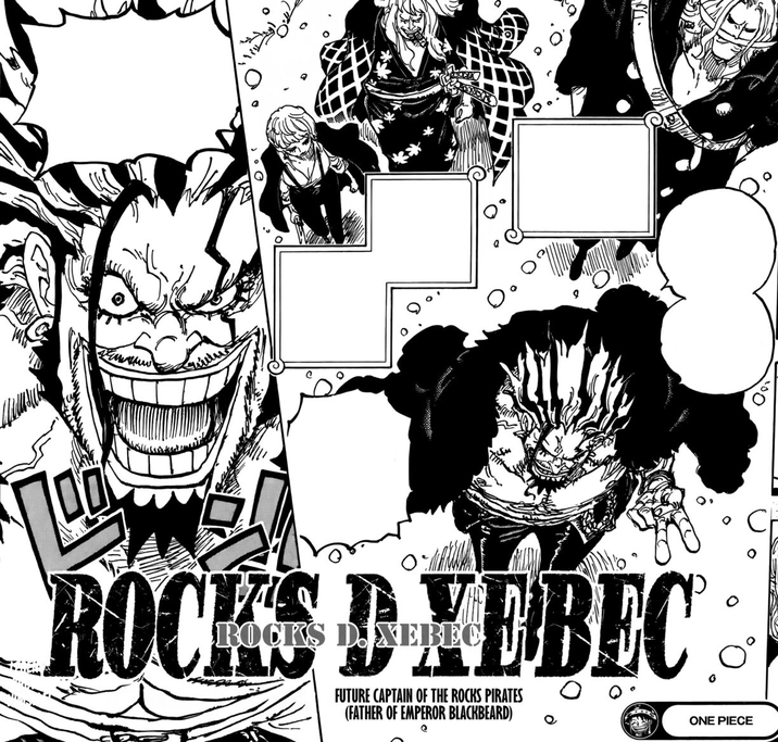 ROCK MEBEC BOCKS DIXEBEC FUTURE CAPTAIN OF THE ROCKS PIRATES (FATHER OF EMPEROR BLACKBEARD) e ONE PIECE