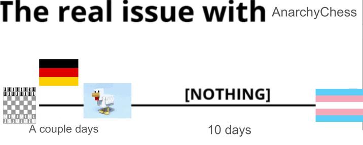 The real issue with AnarchyChess [NOTHING] A couple days 10 days