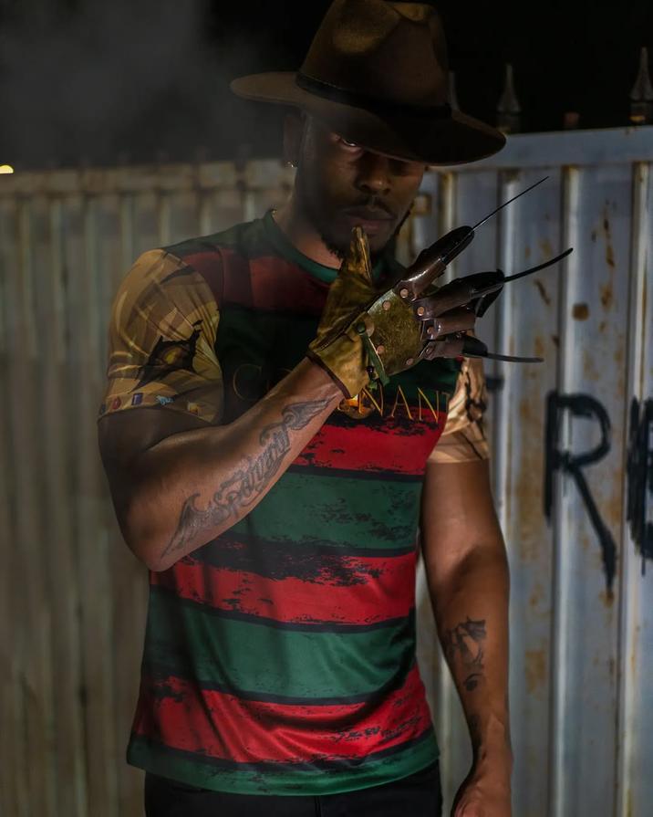 Fit Pic #4 A photo of streamer "Low Tier God":https://knowyourmeme.com/memes/people/low-tier-god, also known as LTG or Dale Wilson, wearing an outfit inspired by the character "Freddy Krueger":https://knowyourmeme.com/memes/smoking-freddy-krueger from the _A Nightmare on Elm Street_ horror film franchise.