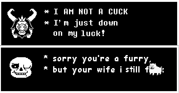 {:( //
I can't believe the things they've been saying about Asgore. Can you believe it! He's the chief of police, nobody talks like that about the chief of police, especially not the skeleton crew at a convenience store! //
>:[ outrage. //
Remember: police officers get free coffee at (m)any* gas stop in America, so if you're feeling down, officer, go get your pick up today. You're gonna need it more than you know. //
Disclaimer: Many does not mean most, don't @ me, I am NOT a lawyer. bye