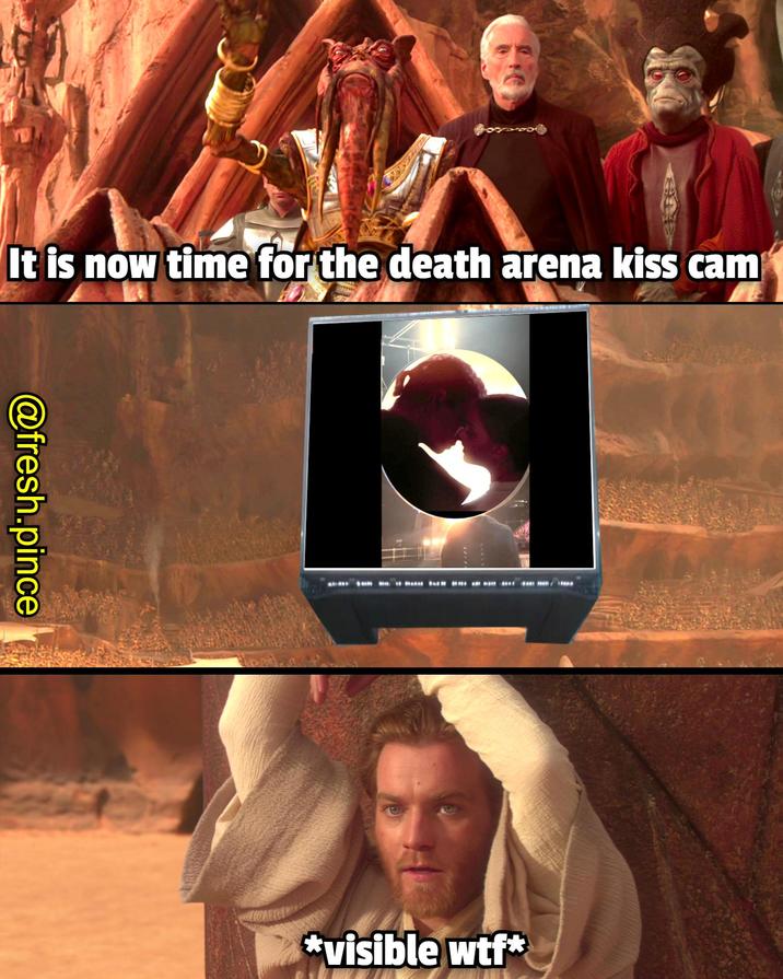 It is now time for the death arena kiss cam @fresh.pince *visible w--⭑