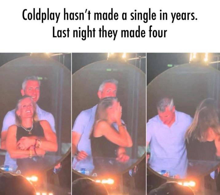 Coldplay hasn't made a single in years. Last night they made four