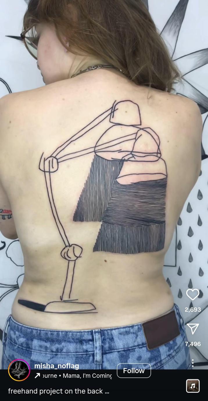 TZ misha_noflag • ourne Mama, I'm Coming freehand project on the back... Follow 2,693 7,496