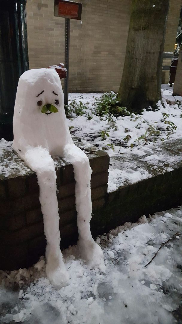 There's a followup where he's all melted and it upsets me I can't find it.