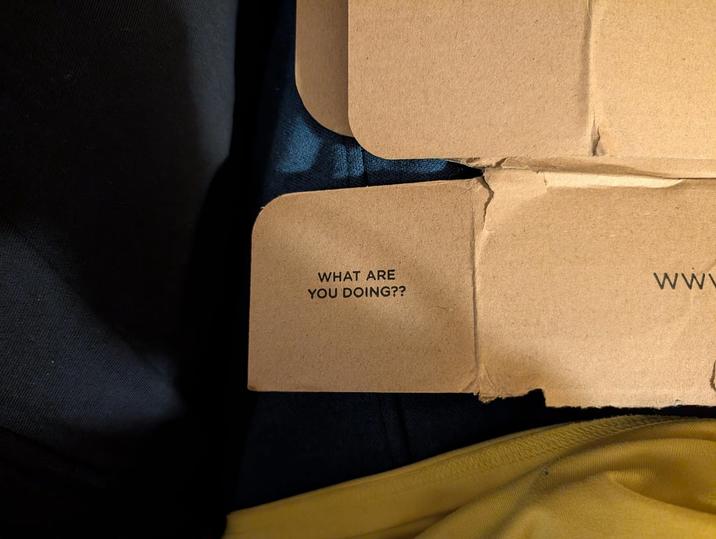 WHAT ARE YOU DOING?? www