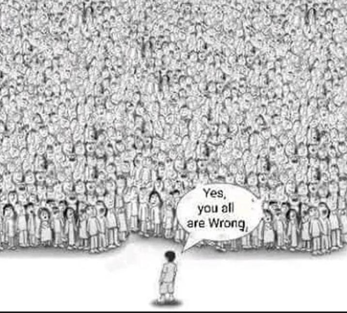 Yes, you all are Wrong