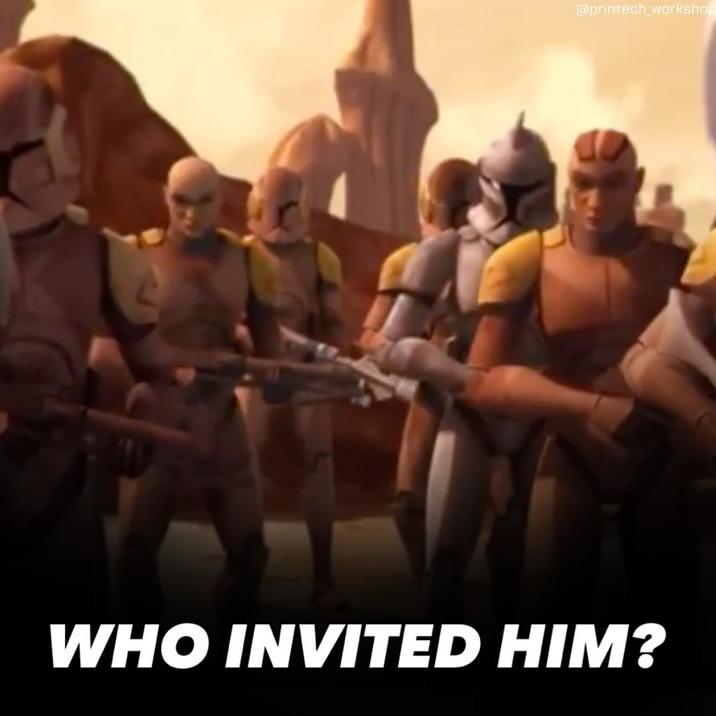 @printech_workshop WHO INVITED HIM?