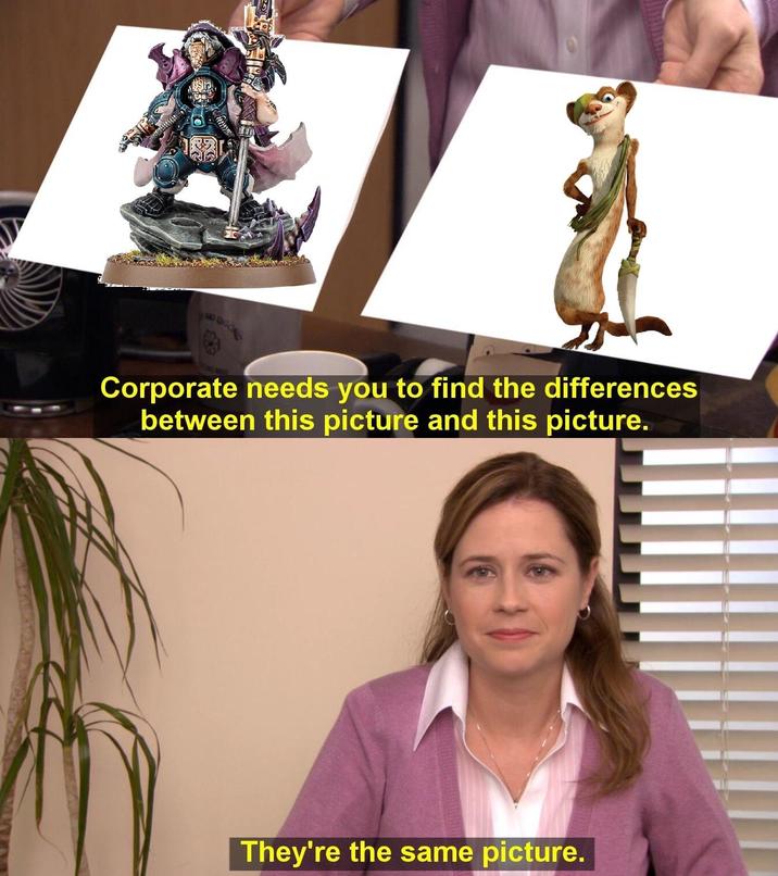 Corporate needs you to find the differences between this picture and this picture. They're the same picture.