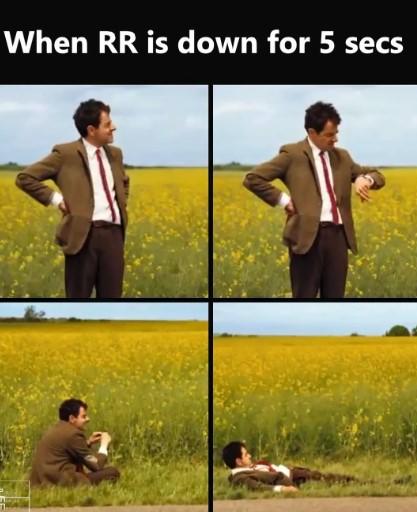 When RR is down for 5 secs