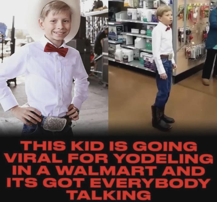 THIS KID IS GOING VIRAL FOR YODELING IN A WALMART AND ITS GOT EVERYBODY TALKING