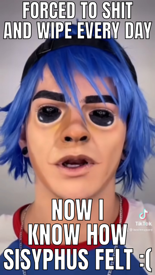 FORCED TO S--- AND WIPE EVERY DAY NOW I KNOW HOW SISYPHUS FELT TikTok