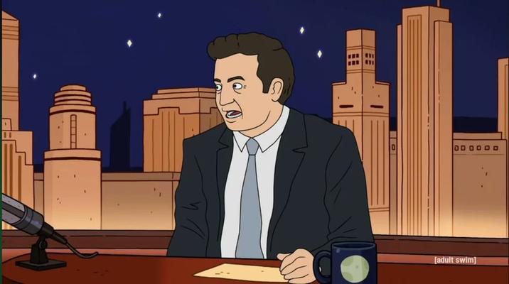 Cartoon Jimmy Fallon Shocked Reaction Image An image from Smiling Friends season 1, episode 2. The image shows Jimmy Fallon reacting in shock after Mr. Frog says something racist on his show.