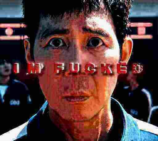 An edit of the Gi-hun "I'm F-----" meme, cross-editing it with "Obunga":https://knowyourmeme.com/memes/obunga.