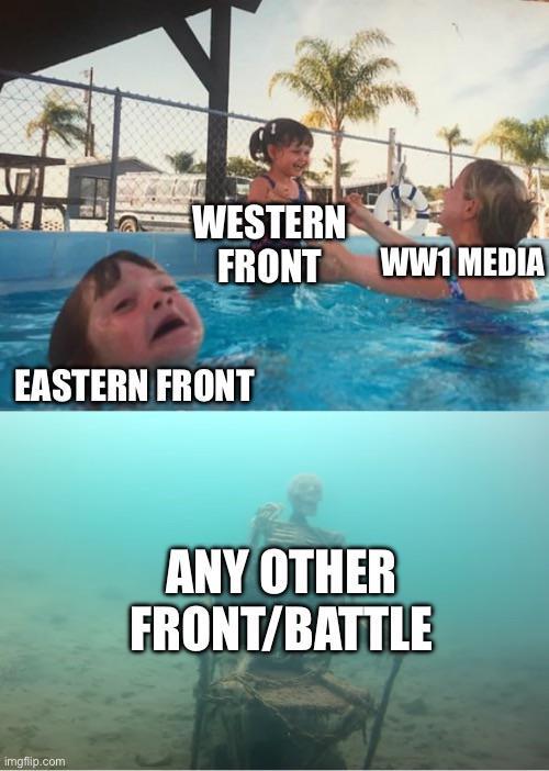WESTERN FRONT WW1 MEDIA EASTERN FRONT imgflip.com ANY OTHER FRONT/BATTLE