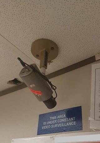 THIS AREA IS UNDER CONSTANT VIDEO SURVEILLANCE