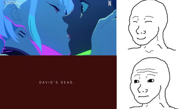 CYBERPUNK: EDGERUNNERS II N DAVID'S DEAD. دیا