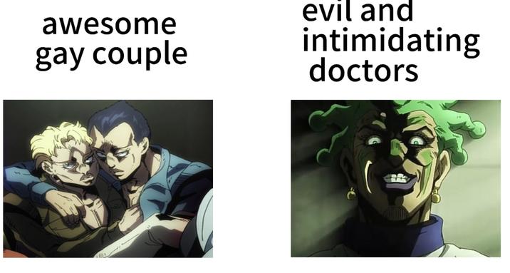 awesome gay couple evil and intimidating doctors