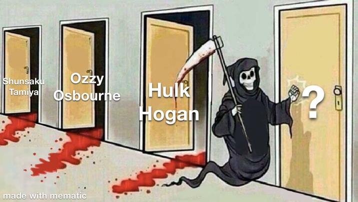 Shunsaku Ozzy Tamiya Osbourne made with mematic Hulk Hogan