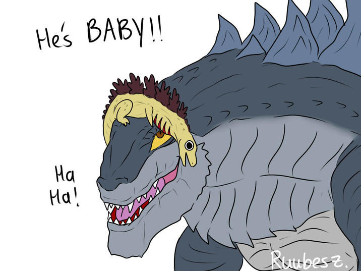 He's BABY!! На Ha! Ruubesz.