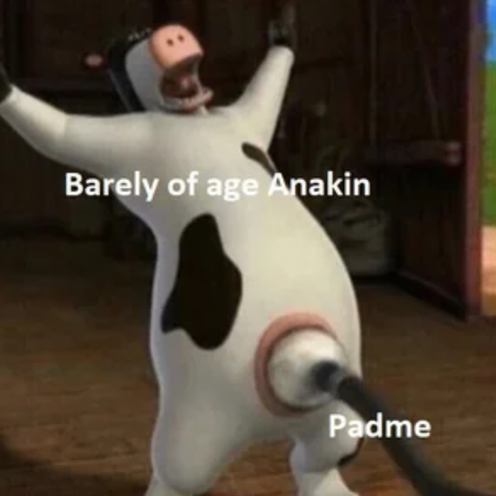 Barely of age Anakin Padme