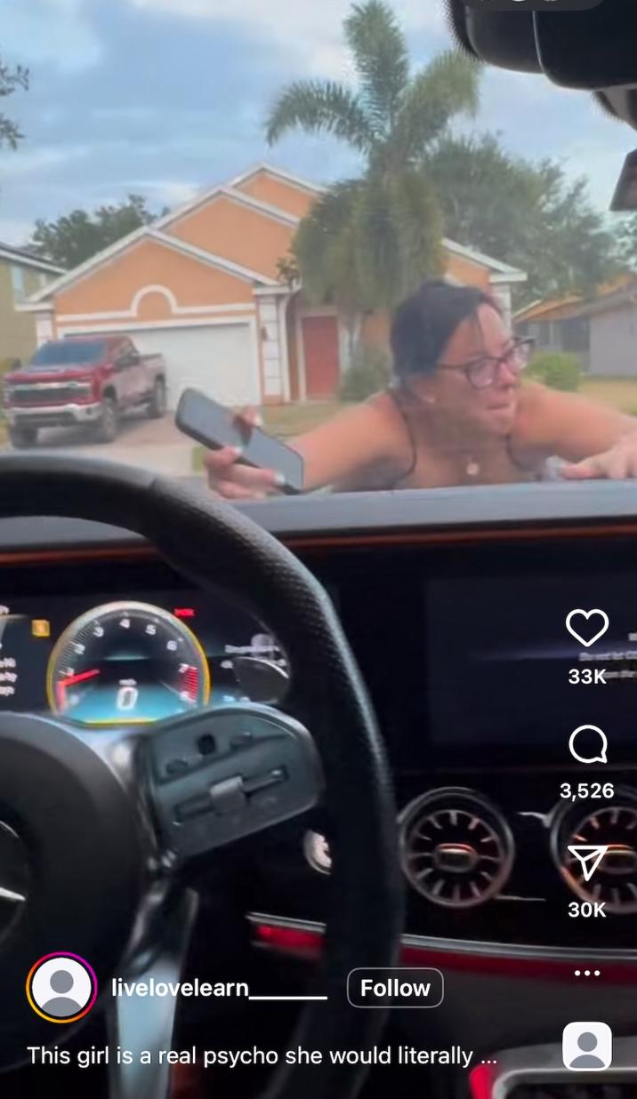 A screenshot of the Woesenpai Abuse Video posted by her alleged ex-boyfriend on his "Instagram":https://knowyourmeme.com/memes/sites/instagram account livelovelearn______ in July 2025. The video showed Woesenpai smashing his car windows, breaking TVs and throwing other tantrums.
