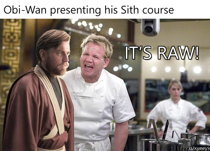 Obi-Wan presenting his Sith course IT'S RAW! u/xyeeyx