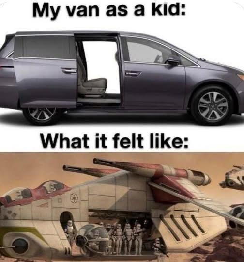 My van as a kid: What it felt like: