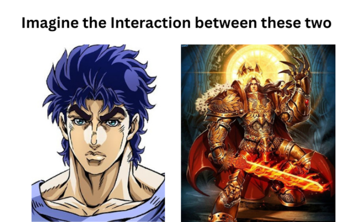 Imagine the Interaction between these two