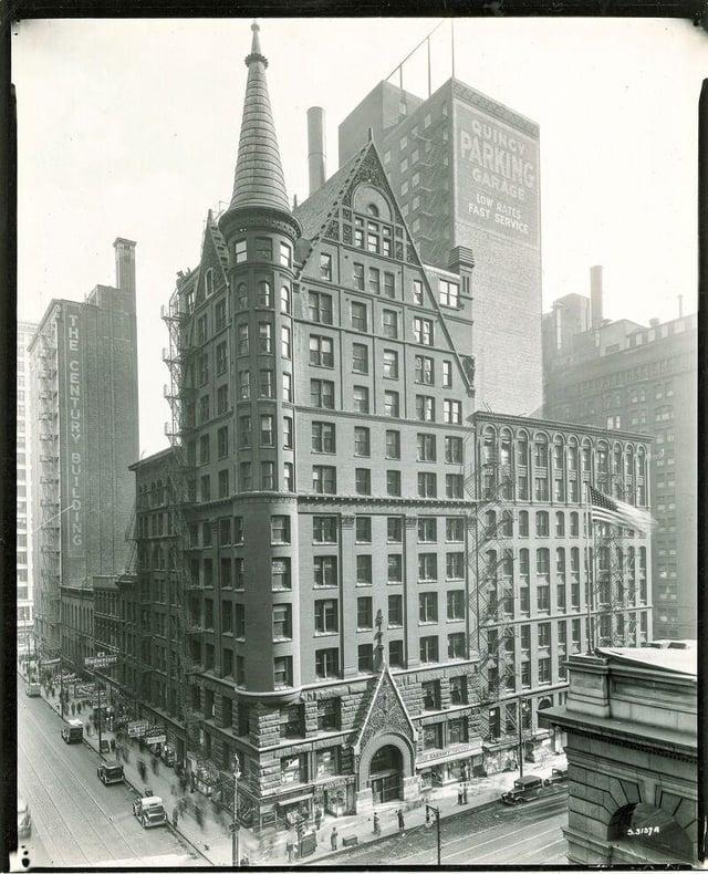 THE CENTURY BUILDING Badweis QUINCY PARKING GARAGE LOW RATES FAST SERVICE 5.31374