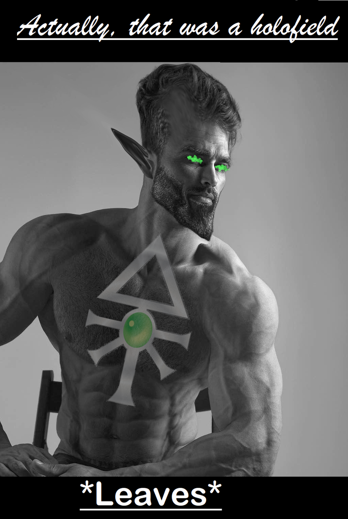 Actually, that was a holofield *Leaves*