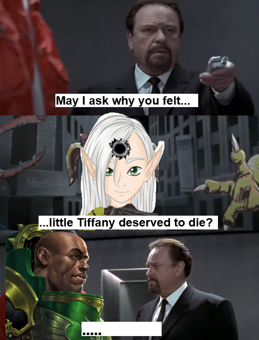 May I ask why you felt... Hechod ...little Tiffany deserved to die?