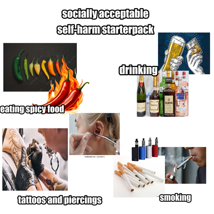 pngtree pngtre Tree pngtree O eating spicy food pngtree Dngiree socially acceptable self-harm starterpack DngTree shutterstock.com -2147600073 drinking MO MOET & CHANDON 14 DEFIAL GREY Hennessy L 94 tattoos and piercings smoking d DISA LONG DISARONNO ABSOLUT VODKA wedish Voite dons ARIRINALD い 40%