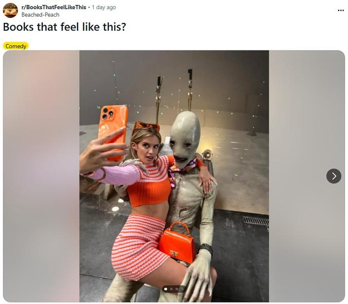 r/Books ThatFeelLike This - 1 day ago Beached-Peach Books that feel like this? Comedy ...