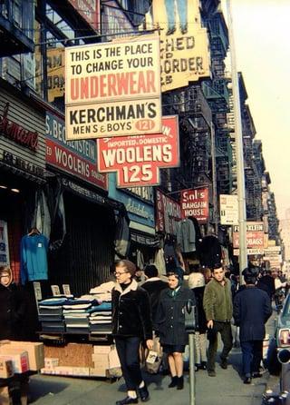 THIS IS THE PLACE CHED TO CHANGE YOUR UNDERWEAR KERCHMAN'S MENS & BOYS (2) WOOLENS IMPORTED. DOMESTIC P ORDER WOOLENS 7125 Sol's BARGAIN HOUSE KLEIN BAGS