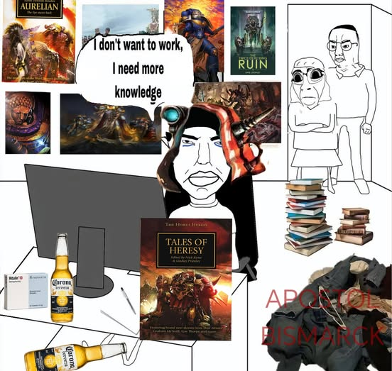 AURELIAN I don't want to work, I need more knowledge Corona reess Corona TALES OF HERESY RUIN AP