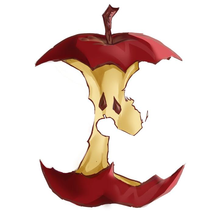 July 26th, 2025 tweet by @NonsenseEnvy Twitter / X posted artwork participating in the apple trend, drawing the open frame from the "Bad Apple!!":https://knowyourmeme.com/memes/bad-apple meme and gathering over 180,000 likes in five days.