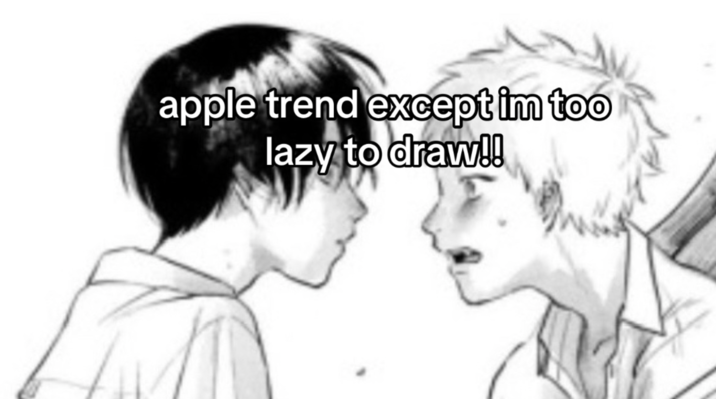 July 30th, 2025 TikTok Slide 1 by @breadliing On July 31st, 2025, TikToker @breadliing posted a TikTok slideshow showing how they carved an outline from the anime and manga _The Summer Hikaru Died_ or _Hikaru ga Shinda Natsu_ into an actual apple, gathering over 1.4 million plays and 400,000 likes in a day.
