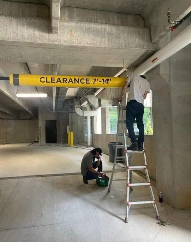 CLEARANCE 7'-14"