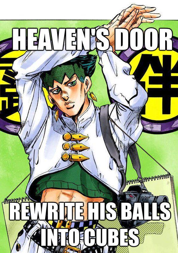 HEAVEN'S DOOR 伴 frecertif REWRITE HIS BALLS INTO CUBES