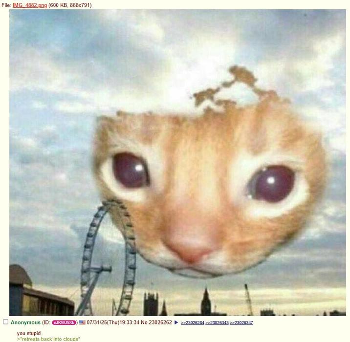 File: IMG_4882.png (600 KB, 868x791) Anonymous (ID: OJKWJ5Sk) | 07/31/25(Thu)19:33:34 No.23026262 >>23026284 >>23026343 >>23026347 you stupid >*retreats back into clouds*