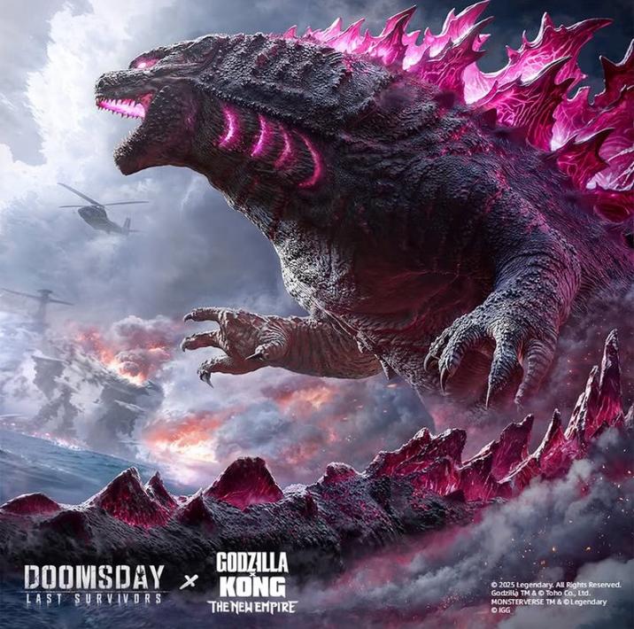 X GODZILLA DOOMSDAY KONG LAST SURVIVORS THE NEW EMPIRE 2025 Legendary. All Rights Reserved. Godzilla TM & © Toho Co., Ltd. MONSTERVERSE TM & ©Legendary IGG