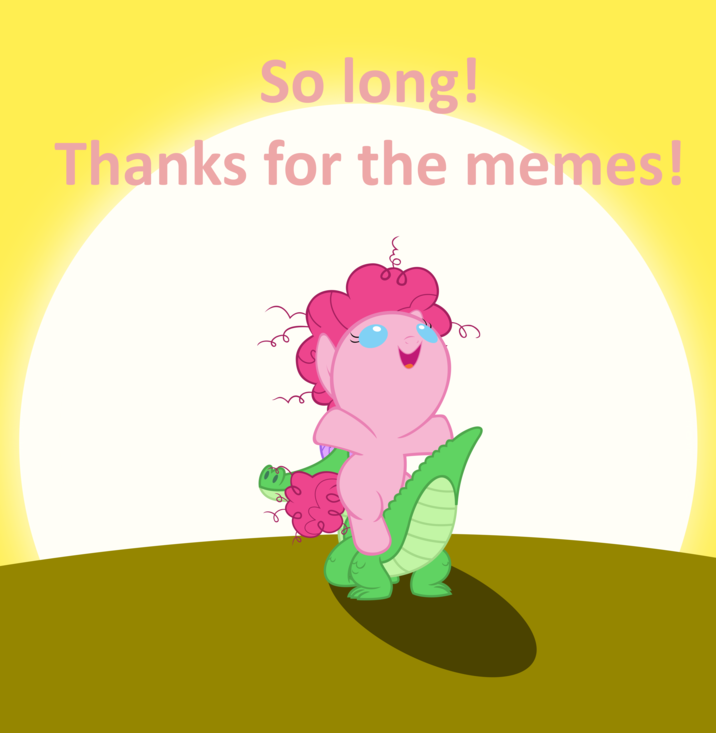 It pains me to say that I'm leaving this site. I've been here for almost ten years. I once had the ability to tag so many images that I felt like Light Yagami from Death Note. I put up with all sorts of stuff this site spewed, from the memes ripped off from Reddit to political nonsense. But now I see that this site is only going downhill from here. With the old site getting deleted for good, and my lack of activity here, it should come to no surprise that I have no reason to still be here. I wish the best of luck to all the users here. The real ones anyway, not the AI crud.

Gummy vector by Porygon2z.