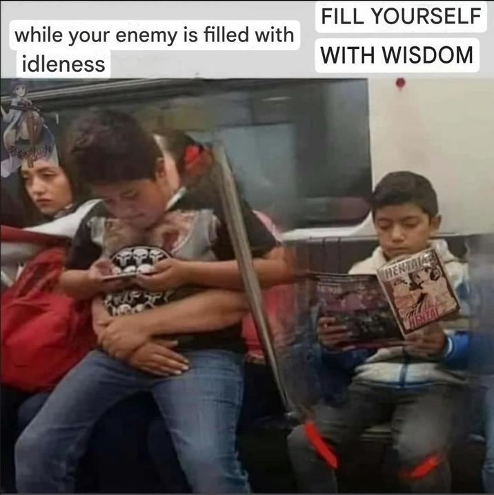 FILL YOURSELF while your enemy is filled with idleness WITH WISDOM HENTAI 27 HENTAL